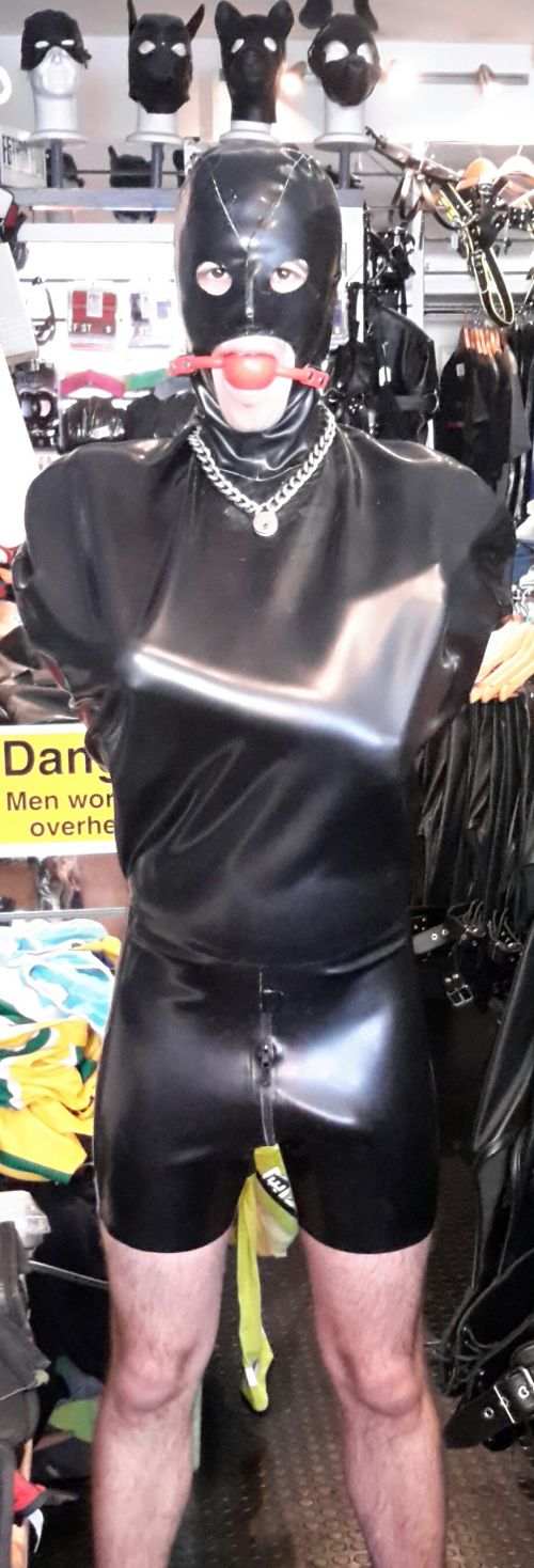 Rubber Sleepsack/hood/shorts
