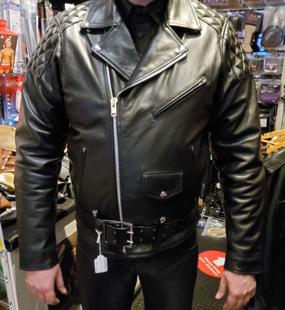 Padded Leather Fetish Freak Jacket
