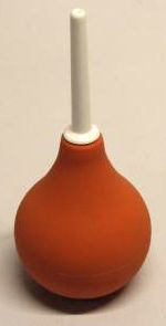 Small Orange Douche Bulb
